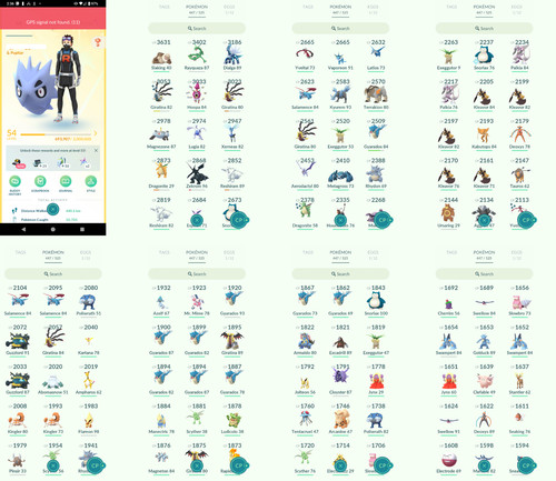 Pokémon acc lvl54 20 - acc,