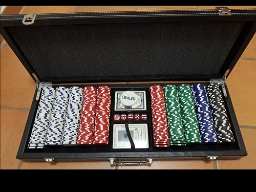 Pokerkoffer 500 chips für - 500,