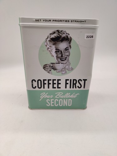 Geschirr blechdose coffee - geschirr,
