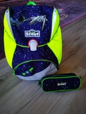 ScoutAlpha SchulRanzen SchlamperEtui"Space/Weltall"Jungen Dunkelblau2-tlg.SetTOP