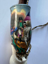 Alte Porzellanpfeife - Veteranenpfeife - Moriv Kaiser Napoleon - Soldaten