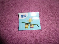 ZOTT MONTE Minions Sticker Snack White Maxi 3 Aufkleber ABDREHEN Milchcreme Surf