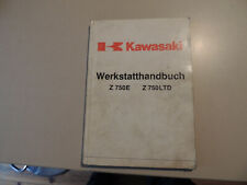 , Wartungs Reparatur Werkstatt hand buch KAWASAKI Z 750 E LTD750  KZ 750 E1 H1 