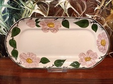 VILLEROY & BOCH Germany WILD ROSE -  Königskuchenplatte / Stollenplatte TOP!!