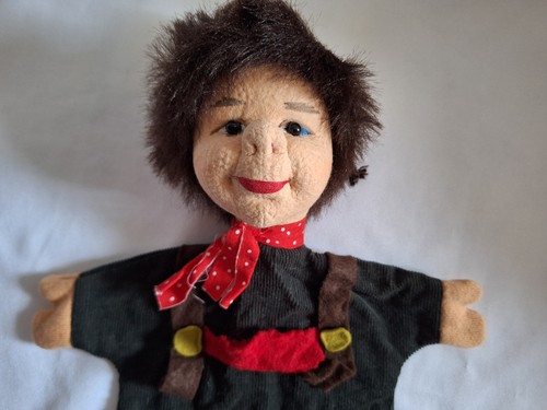 Handpuppe mit stoffkopf - mit,