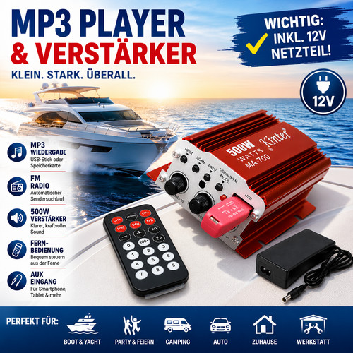 Mp3 musikplayer kinter - kinter, ma-700