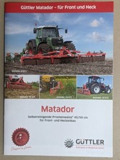 GÜTTLER Matador Front und Heck Prismenwalze Walzen Prospekt Traktor Schlepper