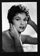 GINA LOLLOBRIGIDA - ORIGINAL AUTOGRAMM - SIGNIERTE POSTKARTE - 50-ER JAHRE