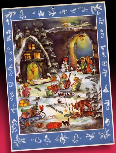 Alter adventskalender mit - alter,
