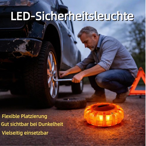 Led rundum warnleuchte magnet - led,