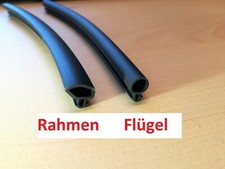 Fensterdichtung Fenster Flügel Rahmen Weru Schüco Gealan VEKA Schlauchdichtung