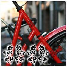 Ranken Ranke Fahrrad Aufkleber Fahrradaufkleber Beachcruiser Sticker Blumen F038