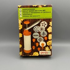 Gebäckpresse Gerda, Garnier Spritze, Krapfen, Spritze, Butterformer GUT komplett