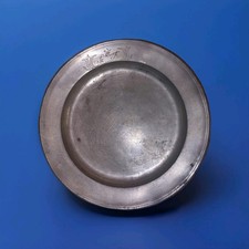 Zinnteller antik 3 Engel Block