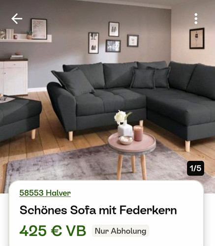 Halver ecksofa anthrazit - halver,