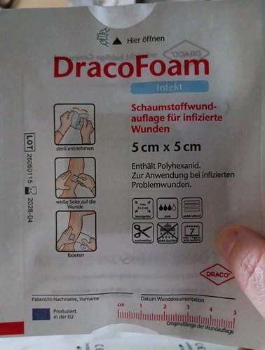 Dracofoam infekt 5cmx5cm - infekt,