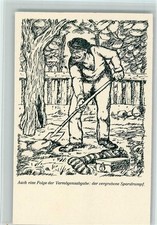 13105673 - Karikatur - Vermoegensabgabe , vergrabener Sparstrumpf Politik