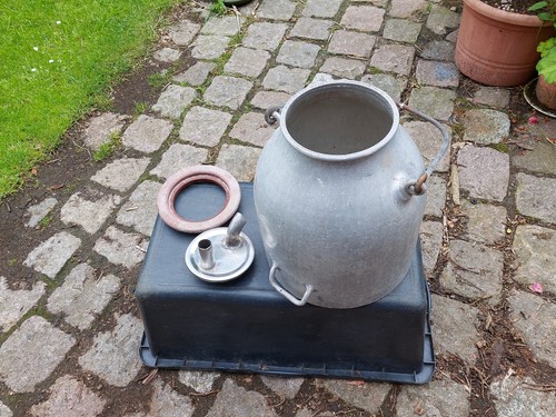 Milchkanne alt groß - cm,