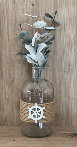 Deko flasche als vase - deko,