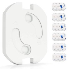 [30 Stück] conecto Steckdosenschutz Steckdosensicherung Kindersicherung für Stec