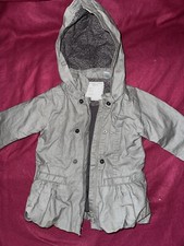 OBAIBI OKAIDI FRANCE 12 Monate Gr 74 Regenmantel Jacke Trenchcoat 55% Leinen