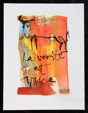 Abstraktes kleines Aquarell 