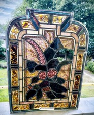 Jugendstil bleiglasfenster - bleiglasfenster, um