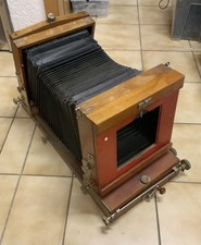 Neue Görlitzer Kamera Werke Stella Großformat Studiokamera 13x18 Atelierkamera