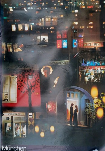 1980 foto plakat - foto, schwabing