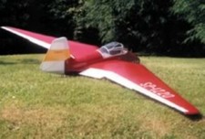 PZL BIELSKO SZD 6X Nietoperz, Segelflugzeug, Nurflügel, Spannweite 2540mm