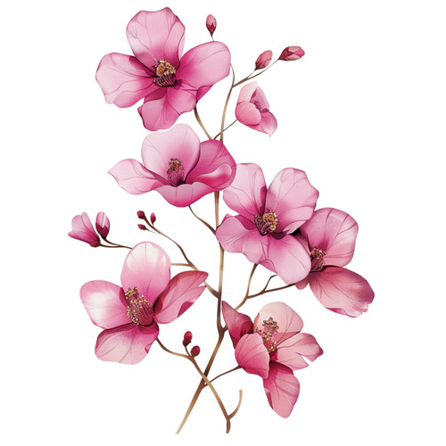 Wandtattoo aufkleber rosa - wandtattoo,