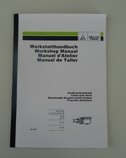Deutz DX Werkstatthandbuch Reparaturhandbuch Vorderachsantrieb von 1987