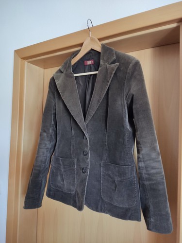 Damen cordblazer braun xl - braun,