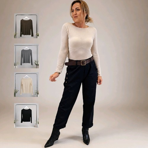 Damen basic shirt viskose sehr - damen,