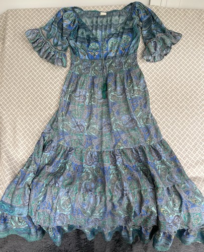 Boho l kleid maxikleid - boho, m/l