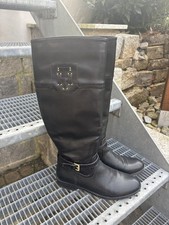 Tommy Hilfiger Stiefel Winterstiefel Schwarz Gold Gr. 37 Reitstiefel Stiefel  