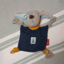 Hund Schmusetuch Sigikid blau
