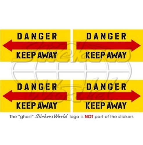 Danger keep away hubschrauber - danger,