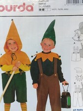 burda kids Schnittmuster 2506 Karneval Größe 104-140 (Koch, Pirat, Max & Moritz)