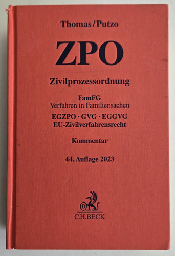 Beck zivilprozessordnung - c.h.,