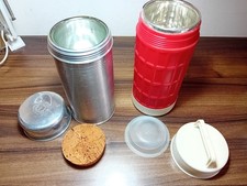 2 DDR Alu und rot Eisbehälter