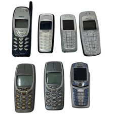 7 Lot Vintage Nokia 2125 3360