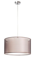 Rabalux 2632 Pendelleuchte 1 Spot Anastasia, E27, silber-braun, rund, Standard, 