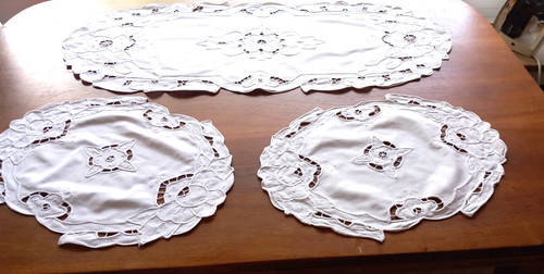 Ovale vintage platzdeckchen - ovale,