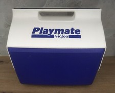 Igloo Playmate ca. 13 L grosse Kühlbox Eisbox blau weiß Vintage USA