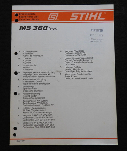 Echt stihl 360 - echt, ms