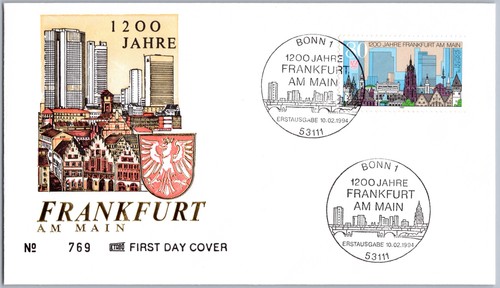 Bund deutschland brd fdc - bund,, brd,