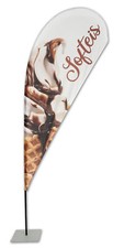 Softeis beachflag tropfen 280 - softeis,