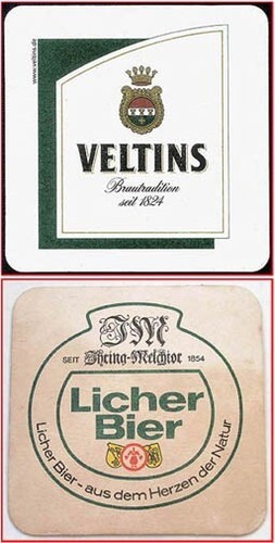Bierdeckel veltins - bierdeckel,
