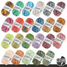Lana Grossa 50 g Cotone Print Baumwolle Basic-Garn Stricken Häkeln 23 Farben
